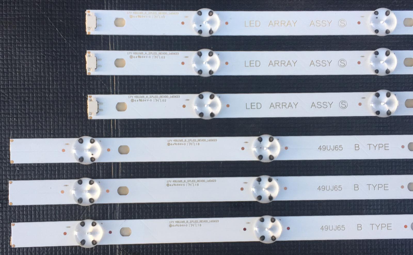lg 49uj701v led bar 49uj651 49uj701v zc kpdltwk 17y 49uj65 a 27led 49uj65 b 27led eav632632404 hc490dgg absr2 mrs tv led bar